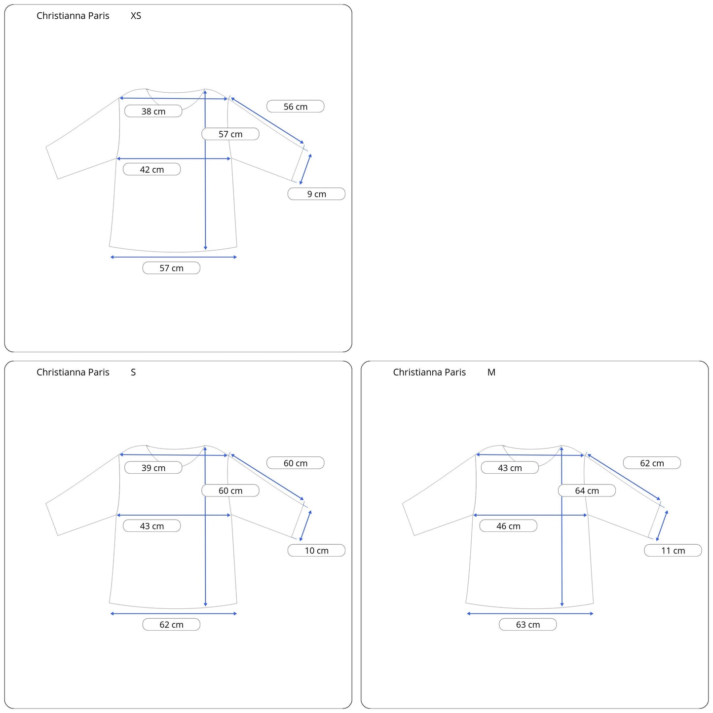 Langermet babydoll topp