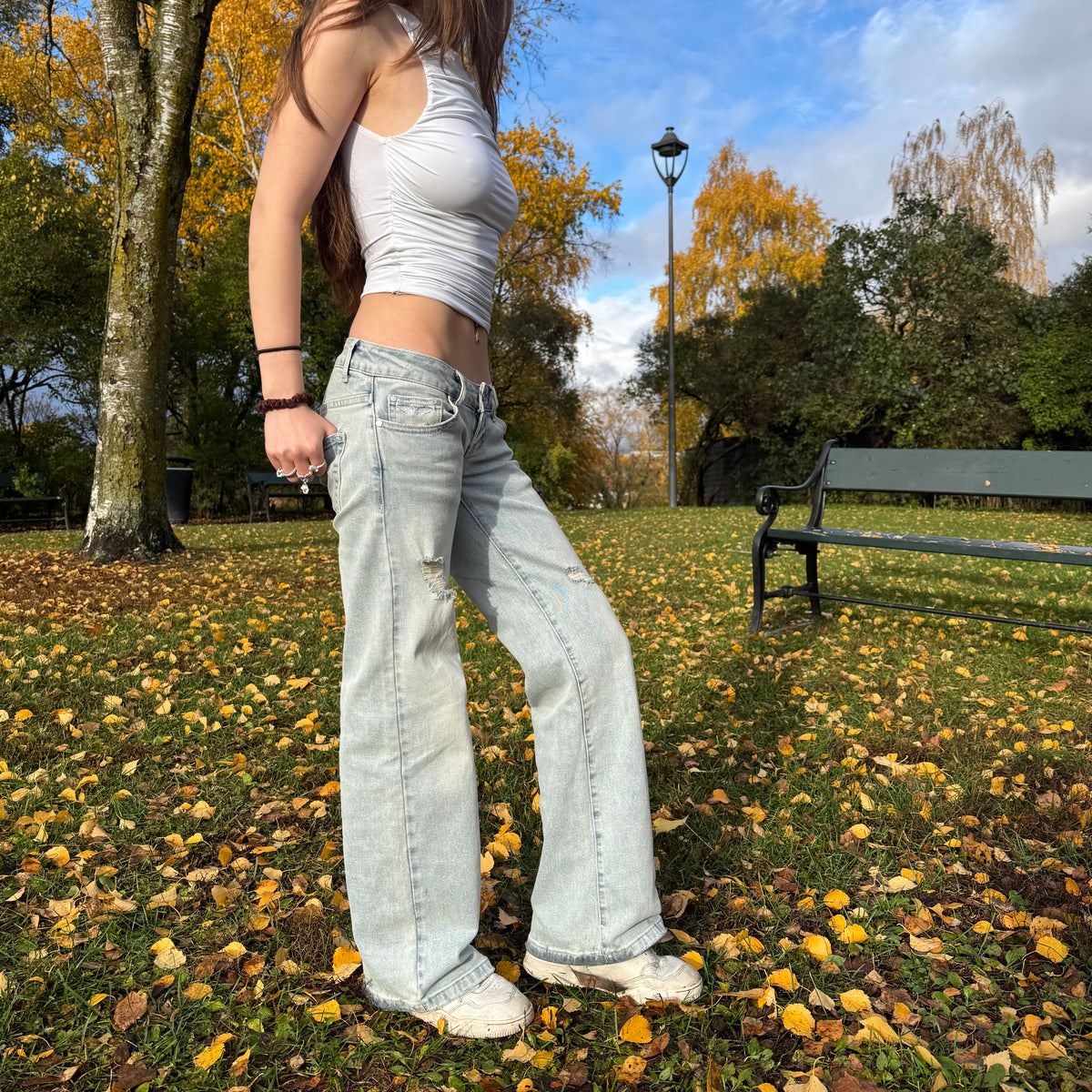 Chrissy baggy lowrise jeans