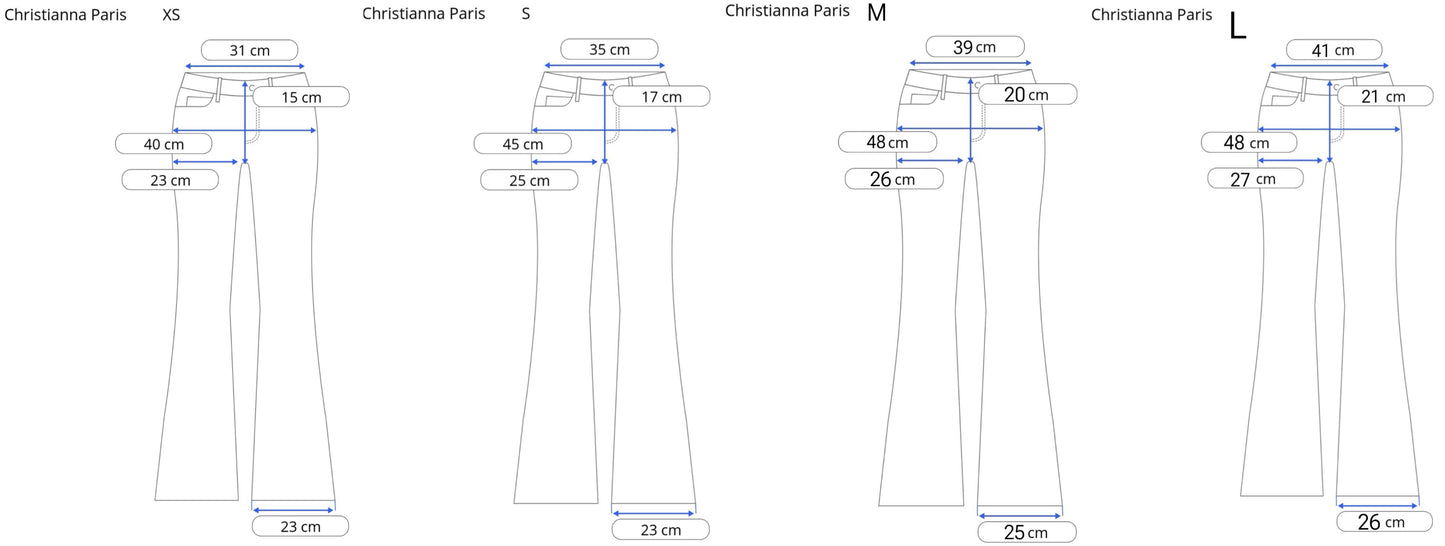 Paris black lowrise sweatpants